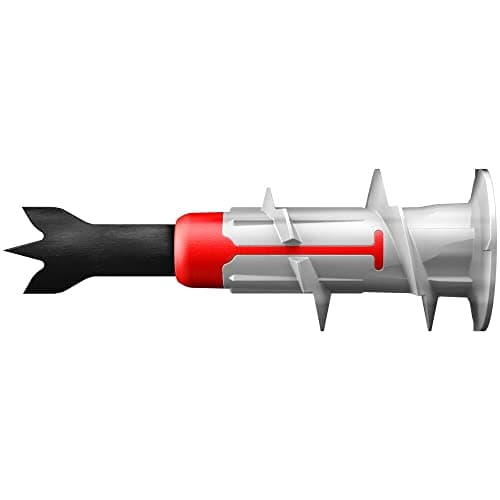 Image of fischer DuoBlade LD, innovative self-drilling plasterboard plug, strong plug for fast and easy installation in gypsum plasterboard and fibre board, with metal tip, 40 plugs