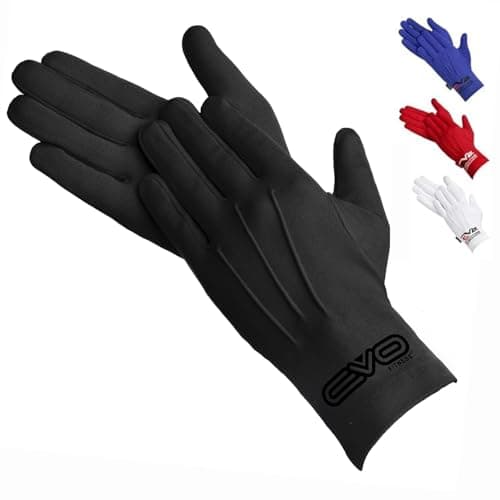 Image of EVO Winter Thermal Inner Gloves Golf Skiing Cycling Motorbike walking Baselayer (Black, Medium)