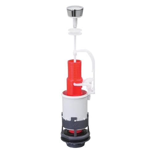 Image of Wirquin 12030003 Single Flush Flush Mechanism, Red and White