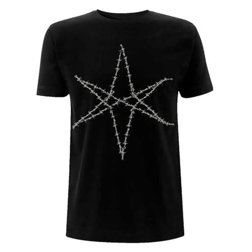 Image of Bring Me The Horizon T Shirt Barbed Wire Band Logo Official Mens Black L