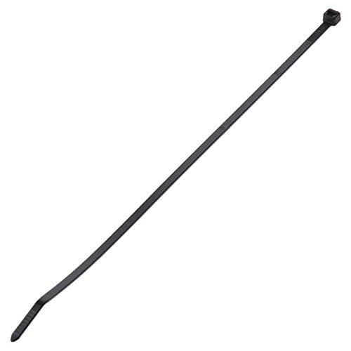 Image of Panduit PLT1M-C30 Pan-Ty Cable Tie, Heat Stabilized Nylon 6.6, Miniature Cross Section, 0.87" Max Bundle Diameter, 3.9" Length, Black (100-Pack)