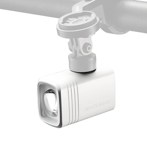 Image of ROCKBROS 1000 Lumens Bike Lights for Night Riding Multi-Mode Super Bright 2800 mAh USB-C Rechargeable IPX6 Waterproof Headlight for Urban and Road Cyclists