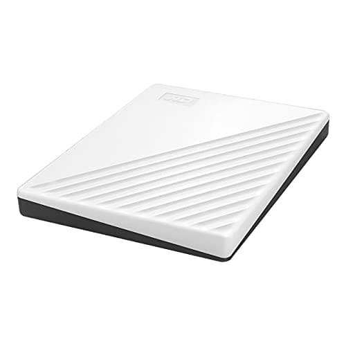 Image of WD 2TB My Passport Portable Hard Drive White - ‎WDBYVG0020BWT-WESN