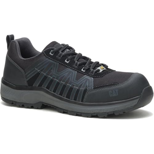 Image of Caterpillar Charge Mens Safety Shoes & Trainers Black 13 UK