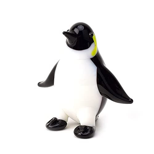 Image of WIDDOP Miniature Penguin Glass Figurine Objets D'art