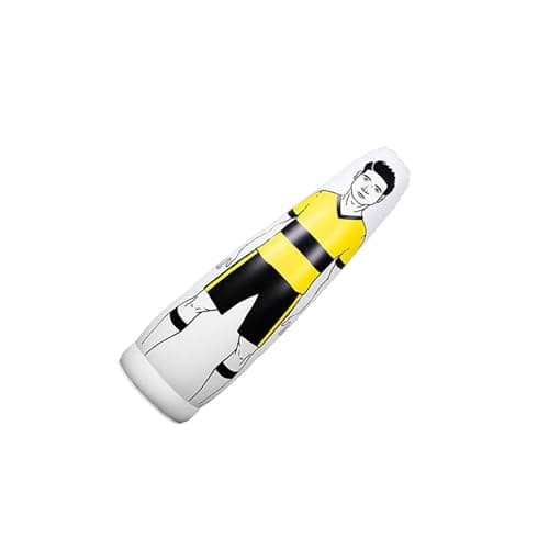 Image of RCGOFOLLOW Goal Keeper Soccer Trainer Tumbler For Stability And Precision In Soccer Training With Inflatable Features For Versatile Scenarios Training Inflatable Humanoid Equipment, yellow, 175cm