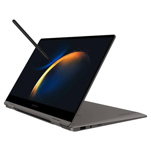 Image of Samsung Galaxy Book3 (360) Laptop with S Pen| 13.3 Inch FHD AMOLED Touch Display | Intel Core i7 | 16 GB RAM | 512 GB SSD | Windows 11 | Aluminium Graphite| Works with Galaxy Phone & Tab