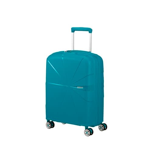 Image of American Tourister EXP TSA Star Vibe Verdigris 55 Unisex Adult Spinner, Green, Grey, 55, CASE