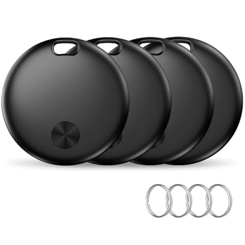 Image of Air Tracker Tag Item Finder, Compatible with Apple Find My APP (iOS Only), IP67 Waterproof, Replaceable Battery, Suitable for Luggage, Bags, Wallets, Backpacks, Keys Tracking Tag -4Pack (weTag mini)