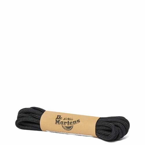 Image of Dr. Martens Round Shoe Laces, Black (Black), One Size