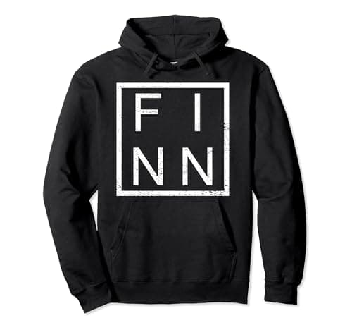 Image of Finn Personalized, Finn Name, Boy Man Finn Pullover Hoodie