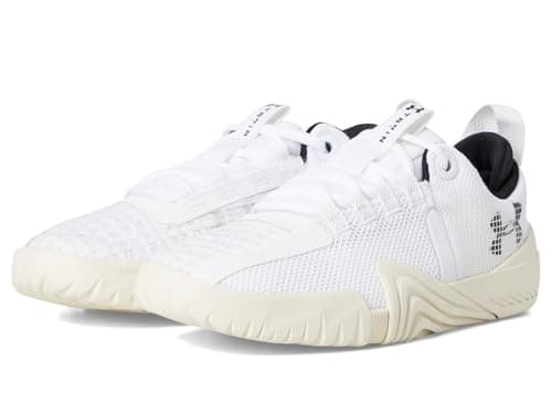 Image of Under Armour Tribase Women's Reign 6 Sneaker, White/Stone/Black, 5.5 UK