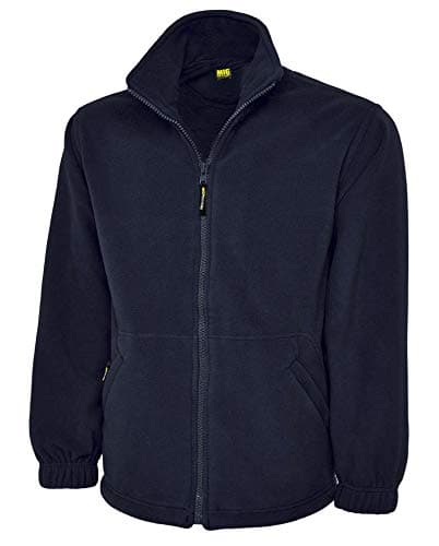 Image of Ladies Full Zip Classic Fleece Jackets Sizes 8 to 30 by MIG - Suitable for Work & Leisure (20 / XL - Extra Large, Navy Blue)