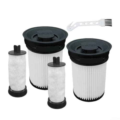Image of Pack of 2 Replacement Filters Compatible with for Miele HX1 HX-FSF Vacuum Cleaner, Multi-Layer High-Efficiency Dust and Microparticle Filtration