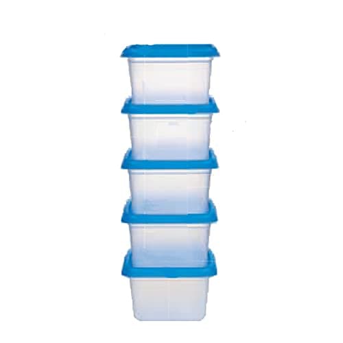 Image of Lakeland Stack-a-Boxes Food Storage Containers, 200ml, Pack of 5