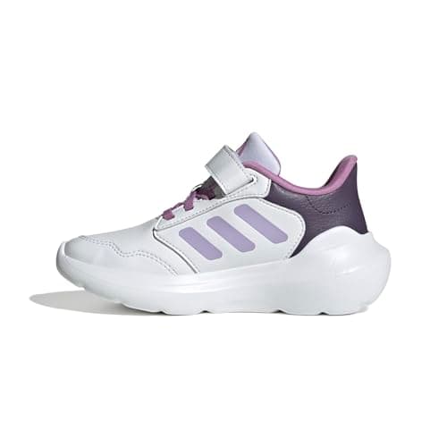Image of adidas Unisex Kids TENSAUR Run 3.0 Shoes Children, FTWR White/Powder Plum/preloved Purple, 2 UK