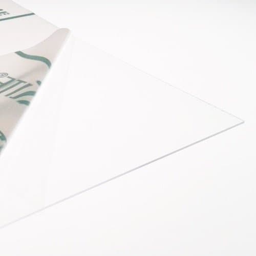 Image of CrestGlass 0.5mm Clear Thin PETG Plastic Sheet 7 SIZES TO CHOOSE Model Making Dolls House Windows (594mm x 420mm / A2)