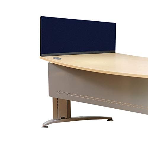 Image of Panelwarehouse Straight Desk Divider Partition Screens Desktop 800mm x 400mm x 400mm - Fiesta Fabric Gala � 12 Colours
