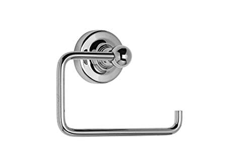 Image of Croydex Worcester Toilet Roll Holder - Durable Zinc Alloy, Quality Chrome Finish, Bathroom Storage Solution, Flexi-Fix Accessories, Easy to Fit, Screw or Glue Installation, All Fixings Included