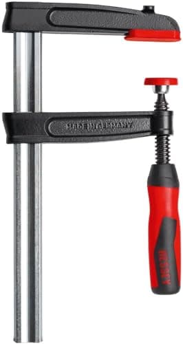 Image of Bessey TP100S12BE-2K TPN-BE-2K Malleable Cast Iron Screw Clamp, Multi-Colour, 1000/120 mm
