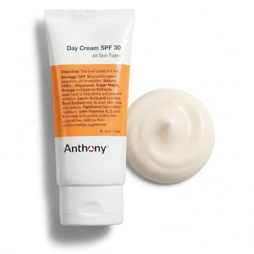 Image of Anthony Day Cream SPF 30 Men’s Face Moisturizer with Sunscreen – Anti-aging Face Lotion and Broad-Spectrum Sunblock – Lightweight, Non-Comedogenic Formula for All Skin Types