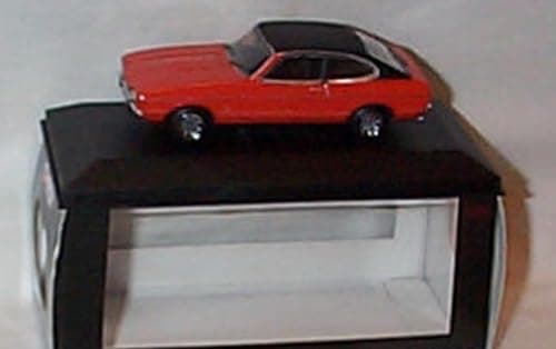 Image of Corgi Vanguards F0RD Capri MK2 3.0 Ghia Automatic red/black Vehicle 1:43 scale diecast model