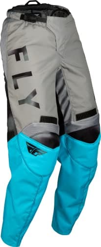 Image of Fly Racing 2023 Adult Women's F-16 Pants Sky Blue/Light Grey-03/04 | MX Durable