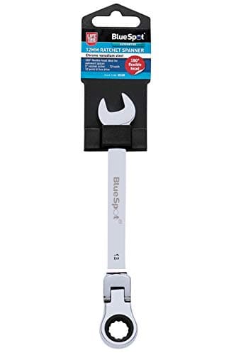 Image of Blue Spot Tools 12mm Ratchet Spanner Flexible Head (180°)