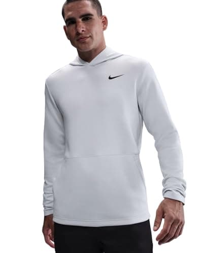 Image of Nike Victory Men's Dri-FIT Therma Flex Golf Hoodie, White/Pure Platinum/Black, S