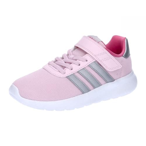 Image of adidas Lite Racer 3.0 Shoes Running, Clear Pink/Silver Metallic/Pulse Magenta, 6 UK Child