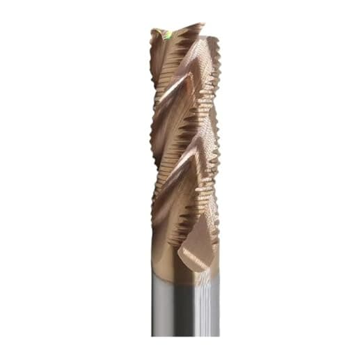 Image of 1pc RC55 Roughing End Mill Solid Carbide CNC Machining 4 Flutes For Metal Steel Iron Acrylic Wood Copper Plastic(6.0X15X6DX50)
