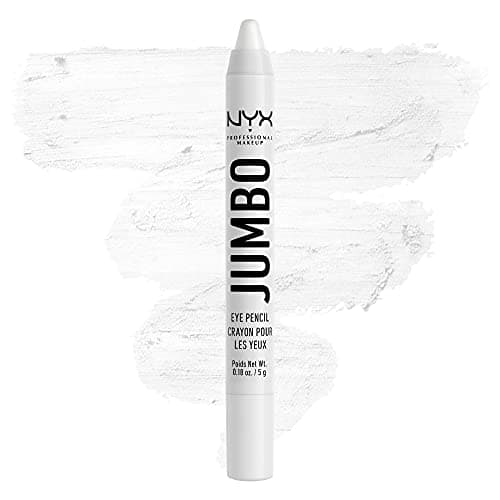 Image of NYX Professional Makeup Eye Pencil, Jumbo Eye Pencil, Blendable and Buildable, Easy and Quick Application, Super Pigmented, Ultra-Creamy, Shade Milk, 5g
