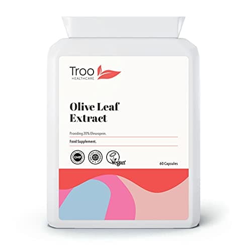 Image of Troo Health Care Olive Leaf Extract Capsules - 60 Count with 6750mg per Cap - Daily Immune Support Supplement with 20% Oleuropein