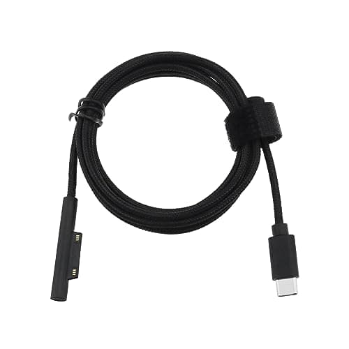 Image of YINETTECH Surface Connect to USB-C Charging Cable 1.5 Meters Compatible with Microsoft Surface Pro 3/4/5/6 / Surface Go/Surface Laptop/Surface Laptop 2