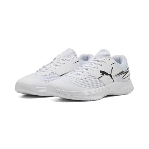 Image of PUMA Unisex Varion II Handball Shoes, PUMA White-PUMA Black, 9.5 UK