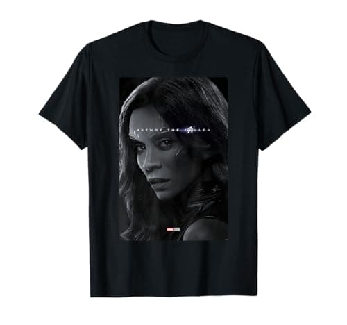 Image of Marvel Avengers: Endgame Gamora Avenge The Fallen Poster T-Shirt