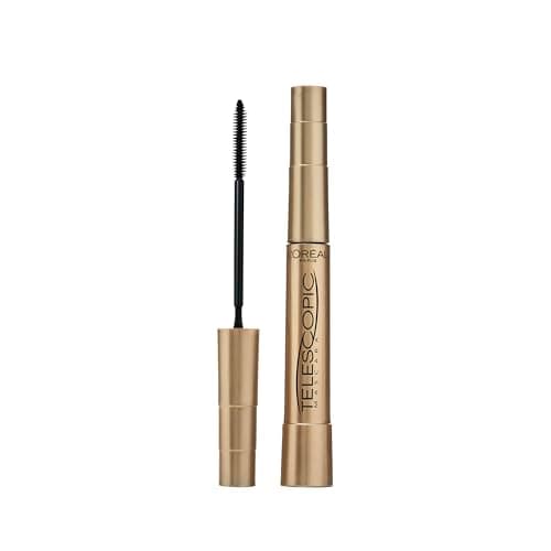 Image of L'Oréal Paris Mascara, Telescopic Original Mascara to Achieve Dramatic Length & Definition, Up to +71% Lengthening Effect, Smudge-Resistant and Long-Wearing Formula for Up to 36H Wear, 8ml