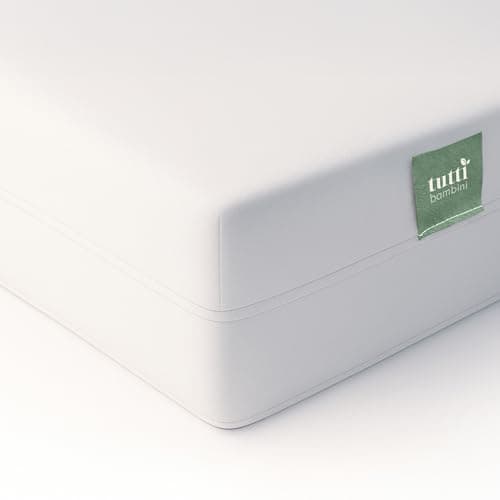 Image of Tutti Bambini Essentials Fibre Cot Mattress 140x70x7 cm - Hypoallergenic, Breathable & Water-Repellent Cot Bed Mattress, 100% Dent-Resistant Polyester Fibre Toddler Bed Mattress & Travel Cot Mattress
