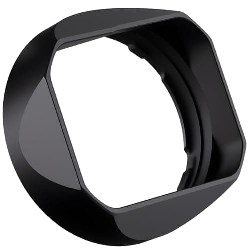 Image of Haoge Lens Hood Bayonet Metal Square for Fujifilm XF35mmF2 R WR, Fuji XF23mmF2 R WR XC 35mm F2, Fuji 35mm F2 Hood, 23mm F2 Lense Hood, (With Metal Front Cap), Replaces Fujifilm LH-XF35-2 Hood