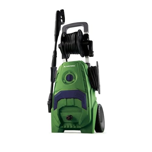 Image of Yard Force EW U15 2000W High Pressure Washer – 150 Bar Powerful Jet Clean, 450 L/H Flow, Telescopic Handle & Wheels, On‑Board Storage, Hose Reel & Complete Accessory Kit for Car, Patio & Driveway