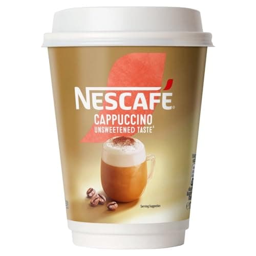 Image of 2 x 8 Sleeves Gold Instant Fresh Hot Unsweetened Cappuccino Coffee Cups Office Home Travel