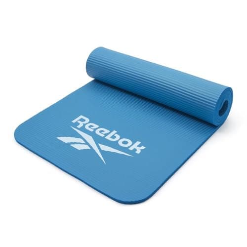 Image of Reebok Unisex's Training Mat-10 mm-Blue, Blue
