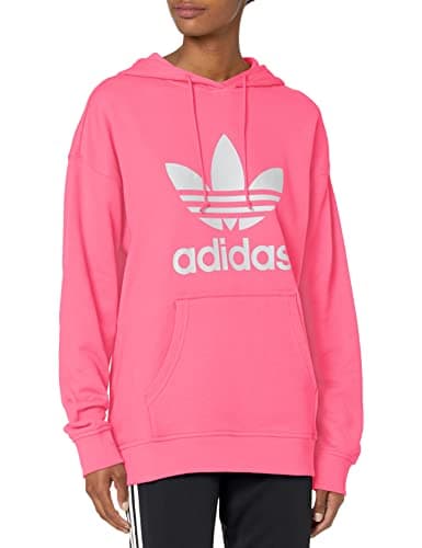 Image of adidas Originals Women's Plus Size Trefoil Hoodie, Rose Tone, 1X