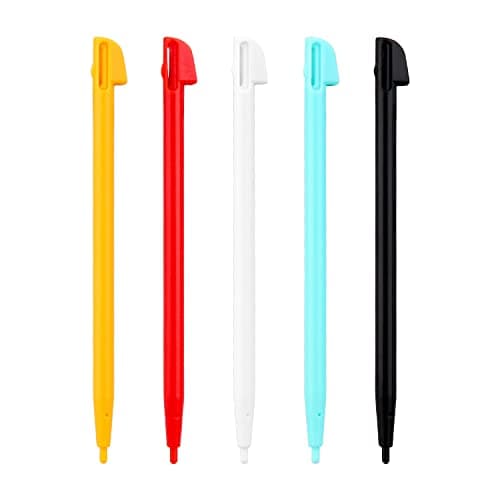 Image of OSTENT Plastic Color Touch Stylus Pen Compatible for Nintendo Wii U Gamepad Pack of 5