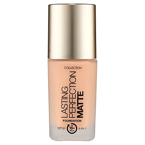 Image of Collection Cosmetics Lasting Perfection Matte Foundation, Full Coverage, 27ml, Toffee