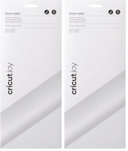 Image of Cricut Joy Smart Label Writable Vinyl - Permanent (Pack of 2)