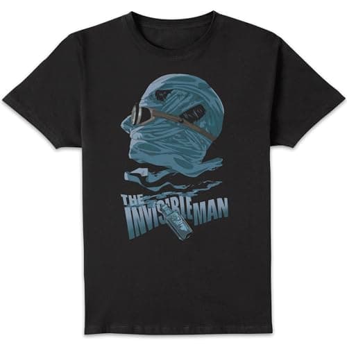 Image of Universal Monsters The Invisible Man Illustrated Men's T-Shirt - Black XXL