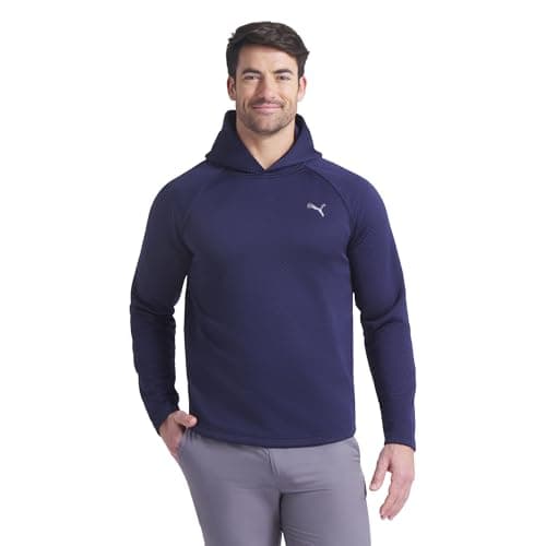Image of PUMA Men's Pebble Hoodie Deep Navy