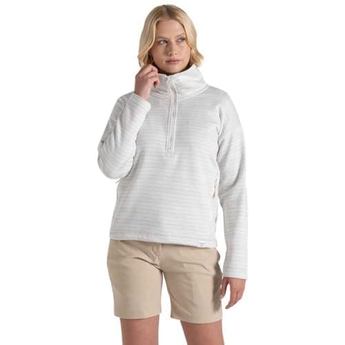 Image of Craghoppers Women's Daisy Half Zip Fleece Insulated Layer Top Grey