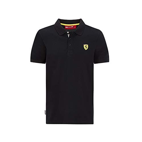 Image of Ferrari Scuderia F1 Men's Classic Polo Black/Red (M, Black)